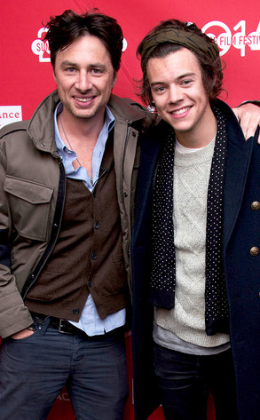 Zach Braff, Harry Styles, 2014 Sundance Film Festival Zach Braff, Harry Styles, 2014 Sundance Film Festival